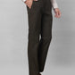 Raymond Men Grey Structure Slim Fit Polyester Blend Trouser