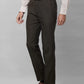 Raymond Men Grey Structure Slim Fit Polyester Blend Trouser