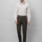 Raymond Men Grey Structure Slim Fit Polyester Blend Trouser