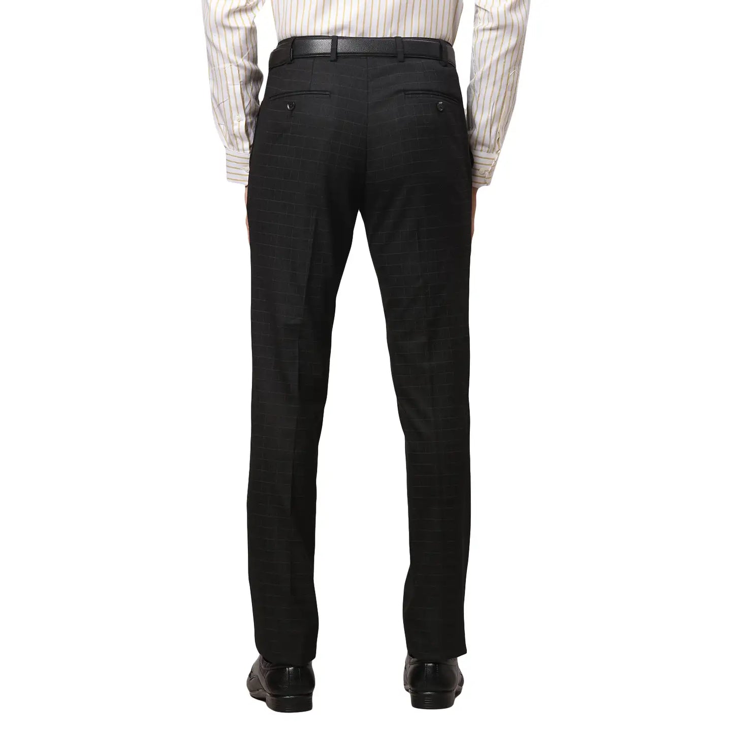 Men Slim Fit Brown Trouser