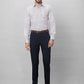 Raymond Men Grey Solid Slim Fit Polyester Blend Trouser