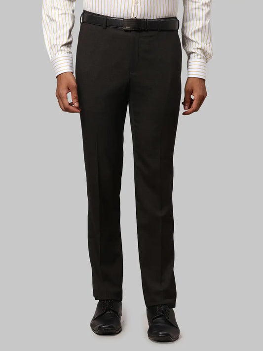 Men Slim Fit Dark Blue Trouser