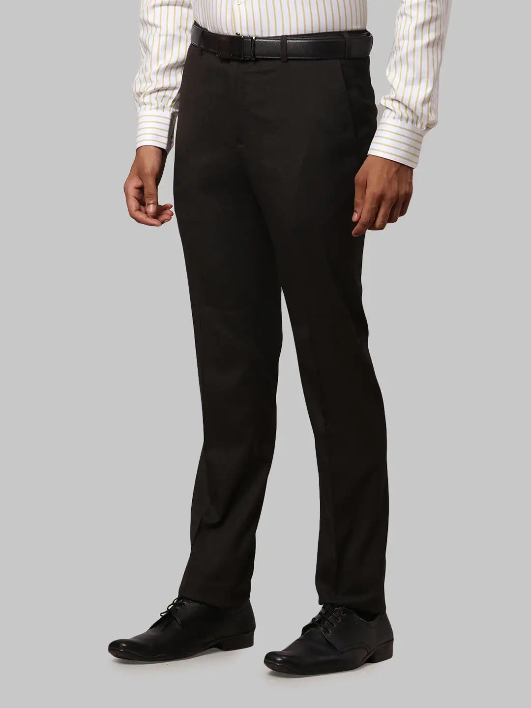 Men Slim Fit Dark Blue Trouser