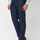 Raymond Men Fawn Solid Slim Fit Polyester Blend Trouser