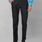 Raymond Men Grey Checks Slim Fit Polyester Blend Trouser