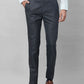 Raymond Men Blue Solid Slim Fit Polyester Blend Trouser