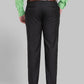 Raymond Men Brown Slim Fit Structure Polyester Trousers