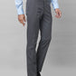 Raymond Men Black Structure Slim Fit Polyester Blend Trouser