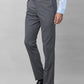 Raymond Men Black Structure Slim Fit Polyester Blend Trouser
