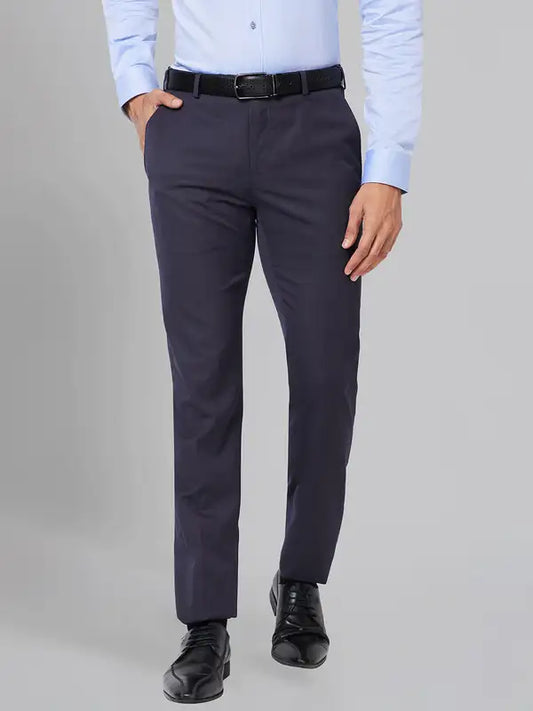 Men Slim Fit Black Trouser