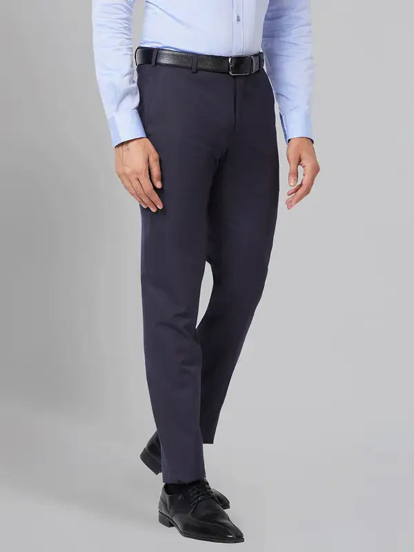 Men Slim Fit Black Trouser