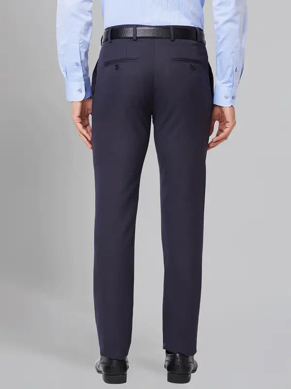 Men Slim Fit Black Trouser