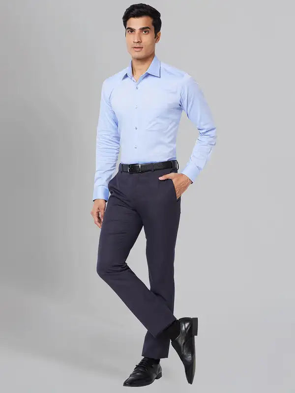Men Slim Fit Black Trouser