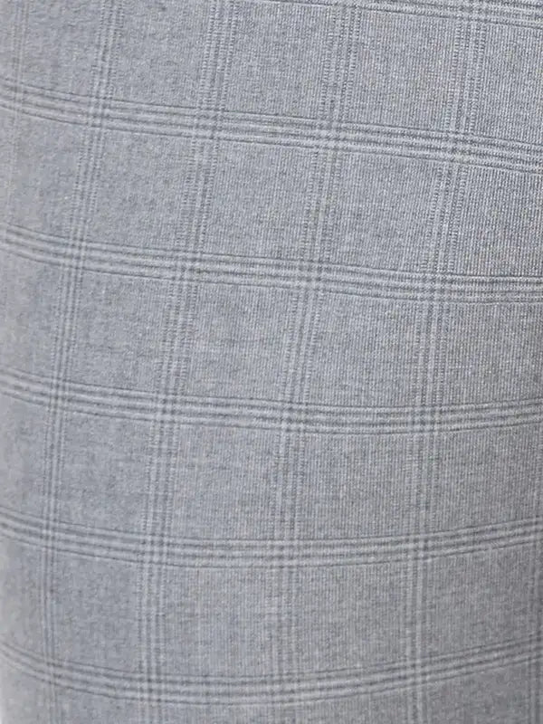 Men Slim Fit Grey Trouser