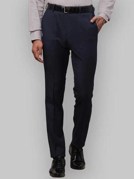 Men Slim Fit Grey Trouser
