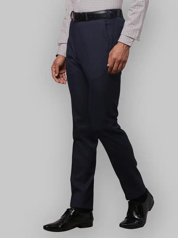 Men Slim Fit Grey Trouser