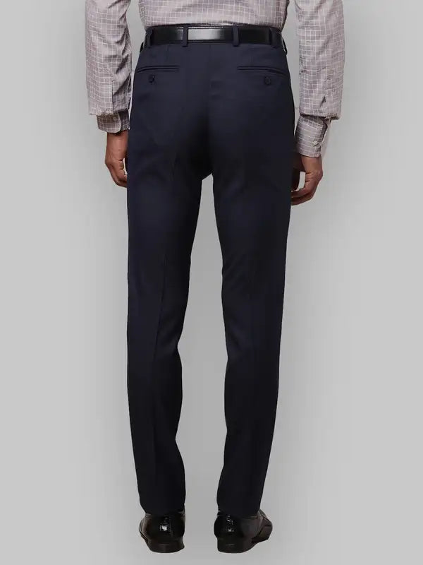Men Slim Fit Grey Trouser
