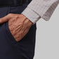 Men Slim Fit Grey Trouser