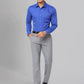 Men Slim Fit Grey Trouser