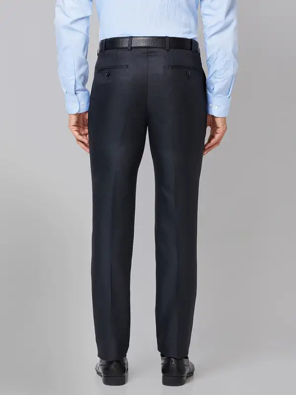 Men Slim Fit Brown Trouser