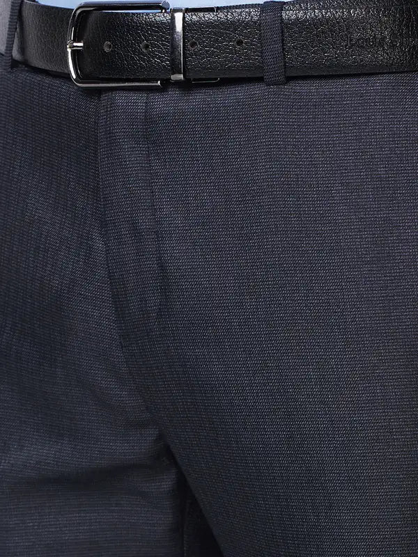 Men Slim Fit Brown Trouser