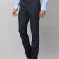 Raymond Men Grey Solid Slim Fit Polyester Blend Trousers