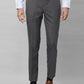 Raymond Men Grey Structure Slim Fit Polyester Blend Trousers