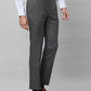 Raymond Men Grey Structure Slim Fit Polyester Blend Trousers