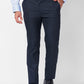 Raymond Men Blue Structure Slim Fit Polyester Blend Trouser