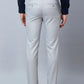 Raymond Men Fawn Structure Slim Fit Polyester Blend Trousers