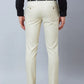 Raymond Men Fawn Structure Slim Fit Polyester Blend Trousers