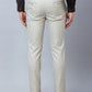 Raymond Men Grey Structure Slim Fit Polyester Blend Trousers