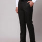 Raymond Men Brown Slim Fit Checks Polyester Trousers
