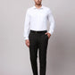 Raymond Men Brown Slim Fit Checks Polyester Trousers