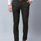 Raymond Men Blue Structure Slim Fit Polyester Blend Trousers