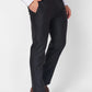 Raymond Men Blue Checks Slim Fit Polyester Blend Trouser