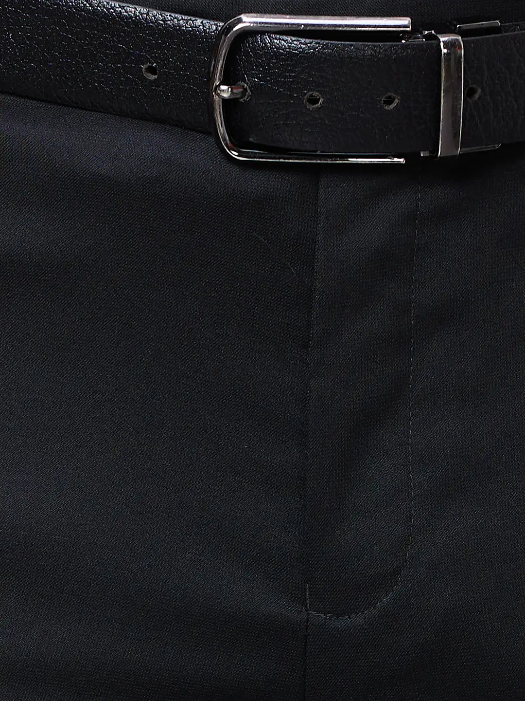 Raymond Men Brown Structure Slim Fit Polyester Blend Trousers