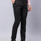Raymond Men Grey Structure Slim Fit Polyester Blend Trousers
