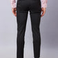 Raymond Men Grey Structure Slim Fit Polyester Blend Trousers