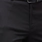 Raymond Men Grey Structure Slim Fit Polyester Blend Trousers