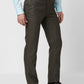 Raymond Men Blue Checks Slim Fit Polyester Blend Trouser
