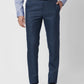 Raymond Men Grey Checks Slim Fit Polyester Blend Trouser