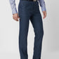 Raymond Men Grey Checks Slim Fit Polyester Blend Trouser
