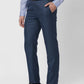Raymond Men Grey Checks Slim Fit Polyester Blend Trouser