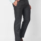 Raymond Men Black Structure Slim Fit Polyester Blend Trouser