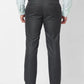 Raymond Men Black Structure Slim Fit Polyester Blend Trouser