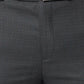 Raymond Men Black Structure Slim Fit Polyester Blend Trouser