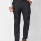 Raymond Men Grey Checks Slim Fit Polyester Blend Trouser