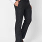 Raymond Men Grey Checks Slim Fit Polyester Blend Trouser