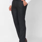 Raymond Men Grey Checks Slim Fit Polyester Blend Trouser